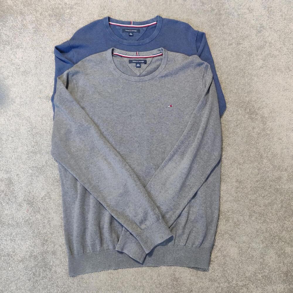Tommy Hilfiger Men's Crew Neck Sweaters Set of Two Size XL